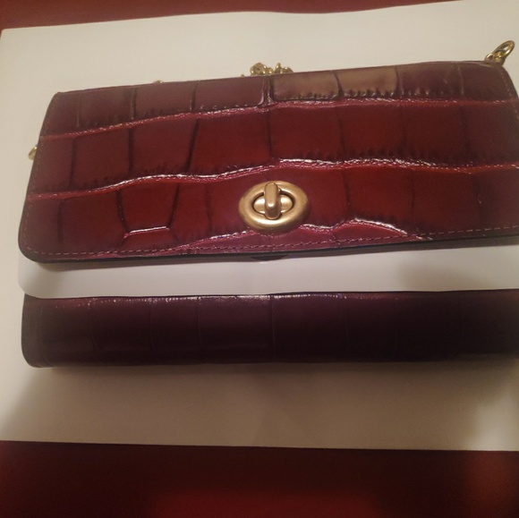 coach marlow turnlock chain crossbody